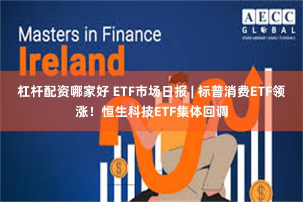 杠杆配资哪家好 ETF市场日报 | 标普消费ETF领涨！恒生科技ETF集体回调