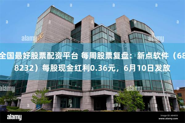 全国最好股票配资平台 每周股票复盘：新点软件（688232）每股现金红利0.36元，6月10日发放